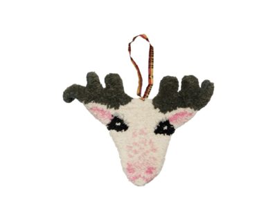 décoration laine renne