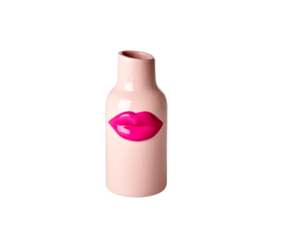 Vase bouche rose