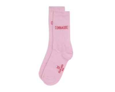 Chaussettes Conasse rose