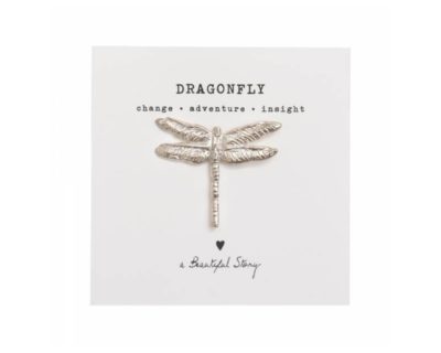 Broche Dragonfly argent