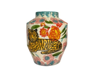 Vase Flower Tiger