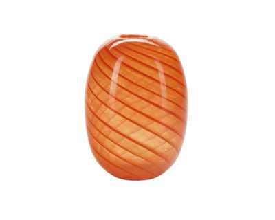 Vase Swirl orange