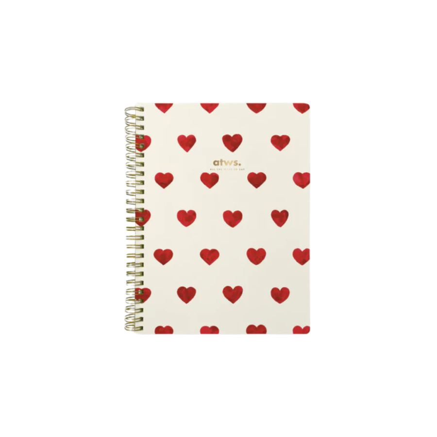 Notebook Spirales Cœurs