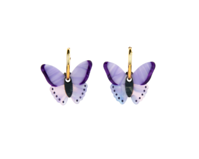 Boucles Papillon Mauve