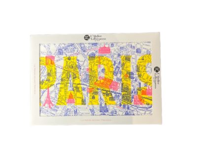 Affiche Plan de Paris