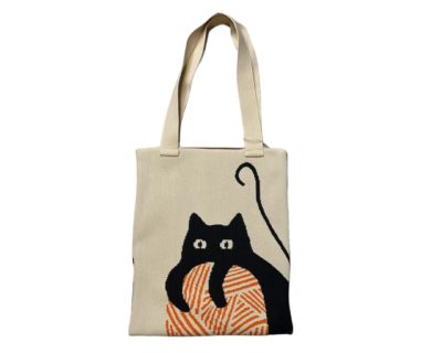 Tote Bag Funny Cat